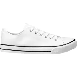 Unisex Trendi Canvas Sneaker White Side